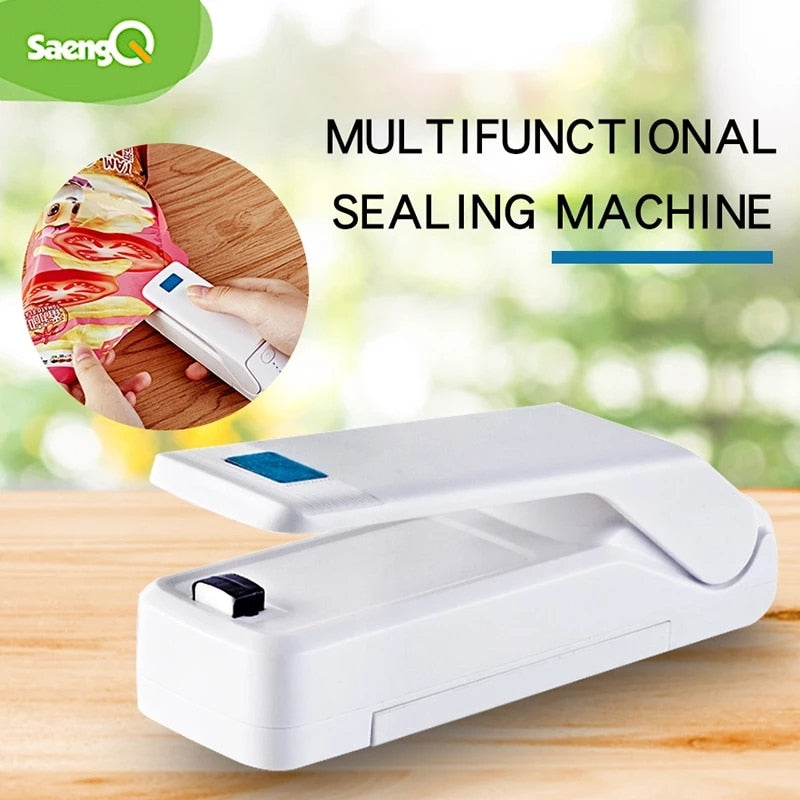 Portable Hand Held Mini Plastic Bag Sealing Machine - Multi-functional Snack Storage Bag Sealer