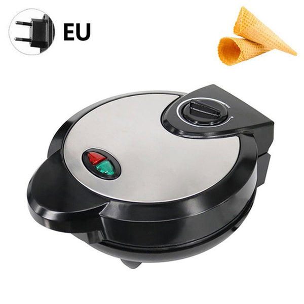 Portable Ice Cream Cone Machine - Non-Stick Coating and High Efficiency Double-Sided Heating