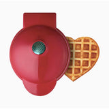 Heart Shaped Waffle Maker - Mini Non-Stick Electric Breakfast Machine